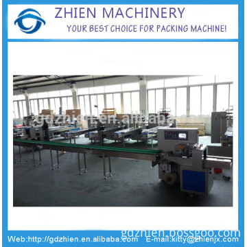 ZE-250X horizontal flow servo motors packing machine